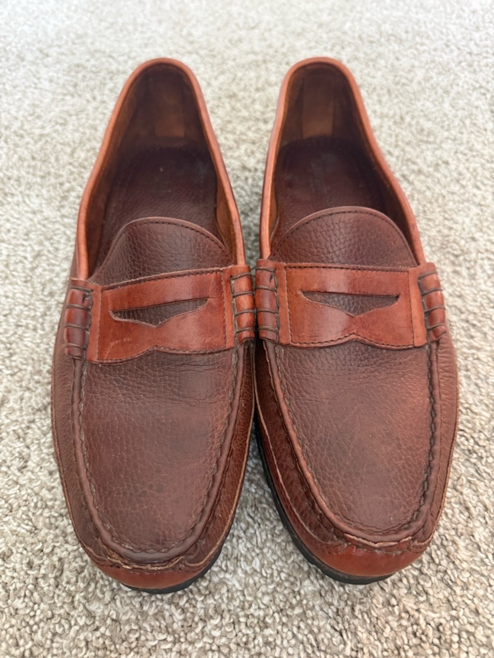 Allen Edmonds Brown Leather Penny Loafers